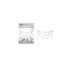 GENERICO - Guirnaldas Mini Estrella Plateado 4m