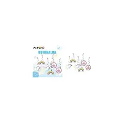 GENERICO - Guirnaldas De Unicornio 6pcs