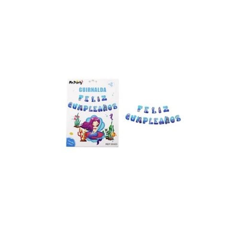 GENERICO - Guirnaldas 5m 15pcs Sirena