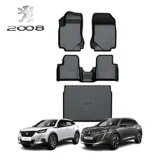 GENERICO - Set Cubre Piso y Maletero Peugeot 2008 4 Pieza