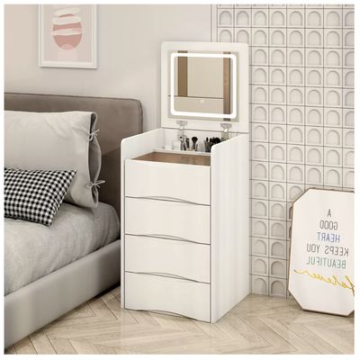 Imagen 2 del producto Tocador Lujo Espejo Tipo Velador Con Taburete Con Luz