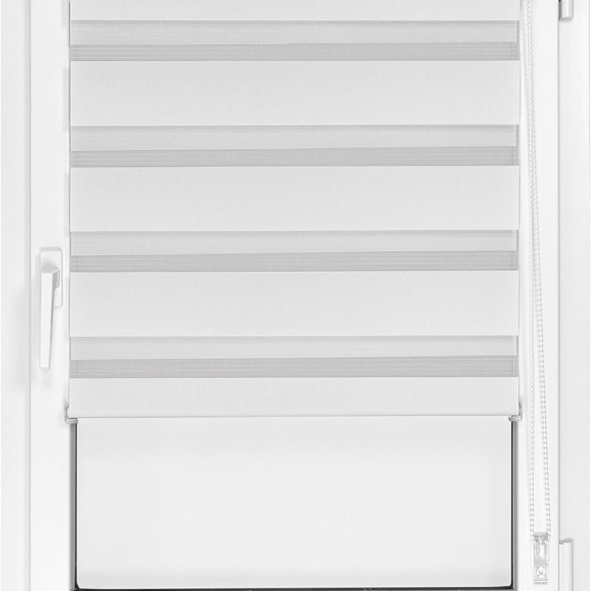 GENERICO - cortina roller duo 180x180 dia y noche blanco