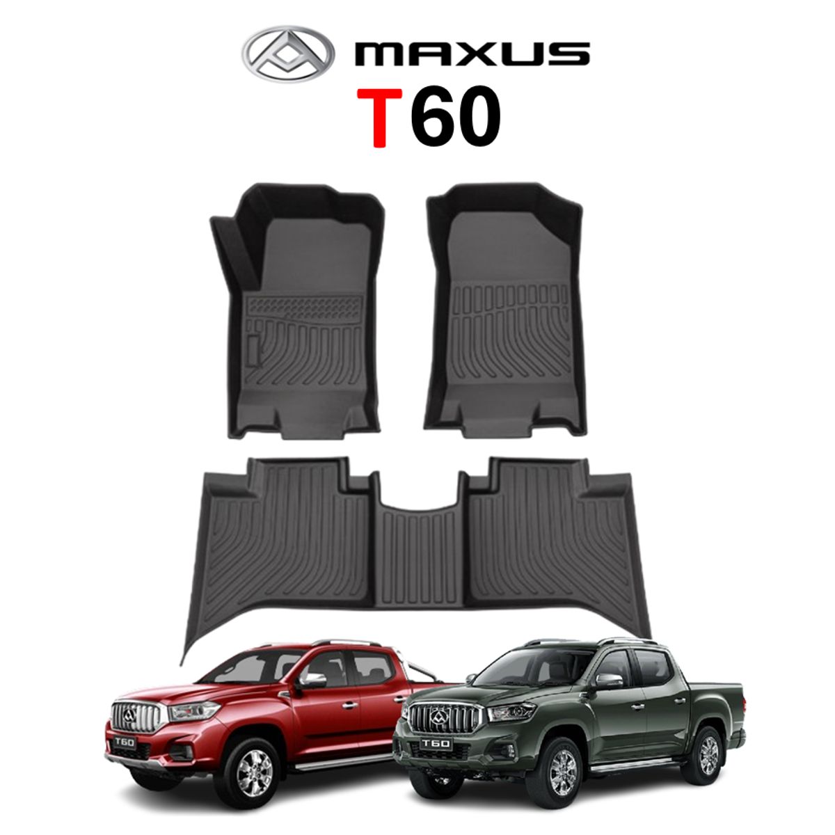 GENERICO - Set Cubre Pisos Calce Perfecto Maxus T60 - 3 Piezas