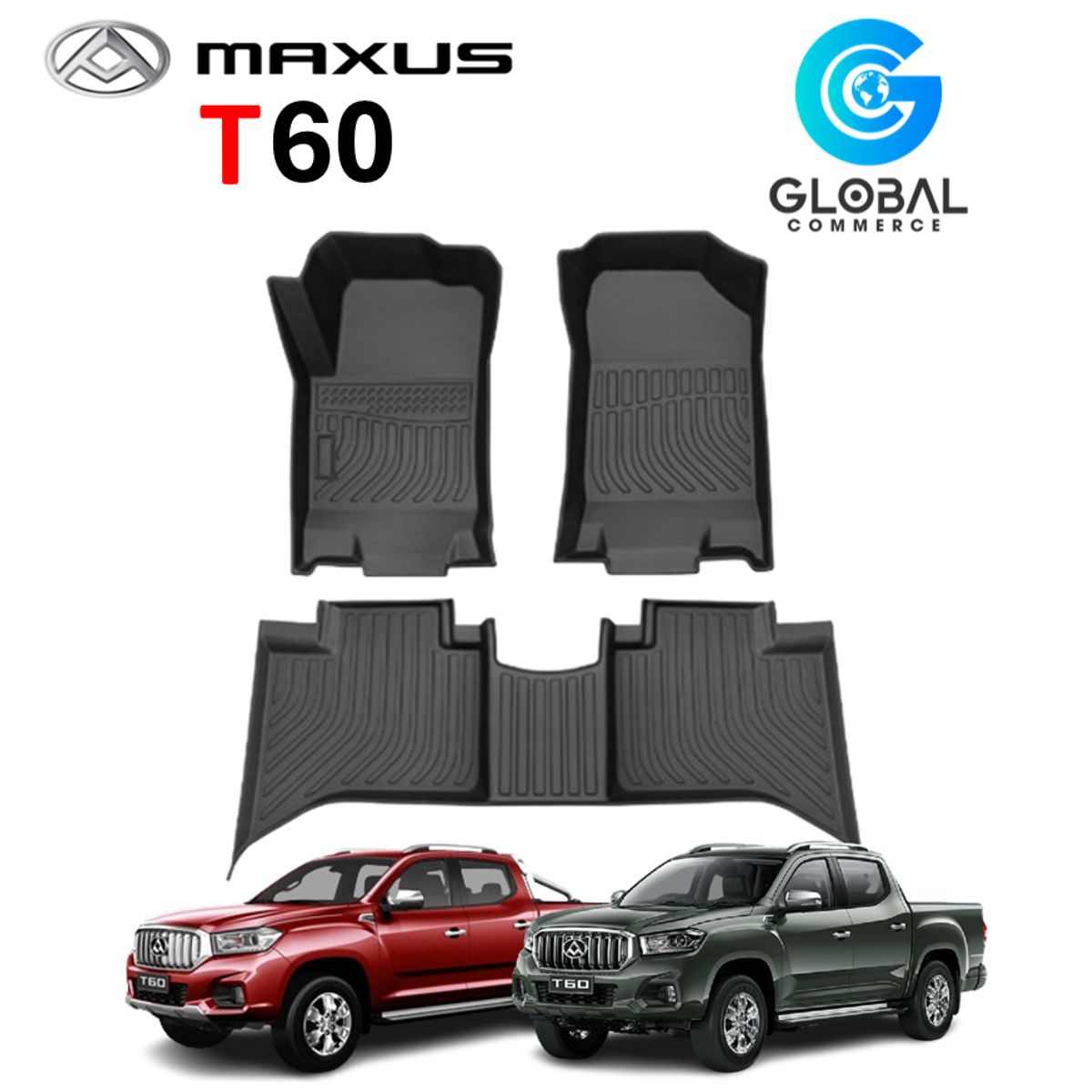GENERICO - Set Cubre Pisos Calce Perfecto Maxus T60 - 3 Piezas