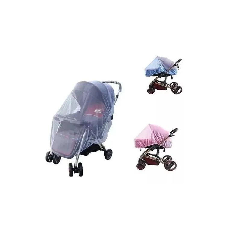 CARIBEE - Malla Mosquitera Coches Bebé Seguridad  Azul