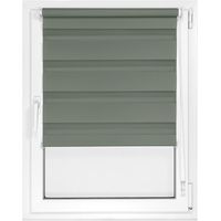 Cortina roller duo 90x200 dia y noche gris