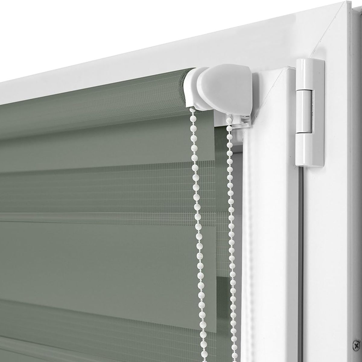 GENERICO - cortina roller duo 90x200 dia y noche gris