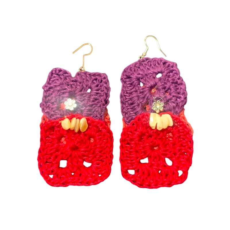 TAROT CHURRUCA OFICIAL - Aros a crochet único con relieve multicolor