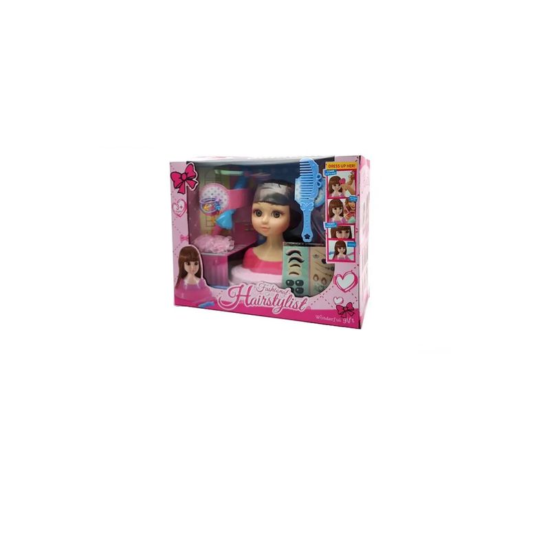 GENERICO - Cabeza De Muñeca Para Peinar Y Maquillar
