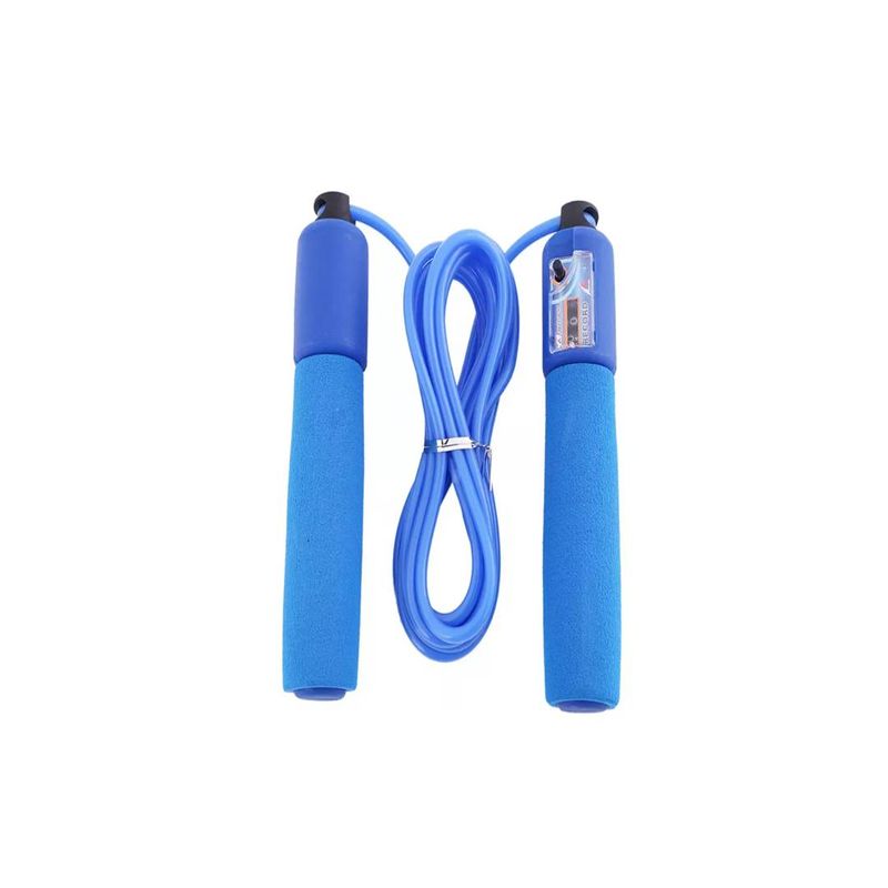 GENERICO - Cuerda De Salto Profesional Con Contador Azul Dm