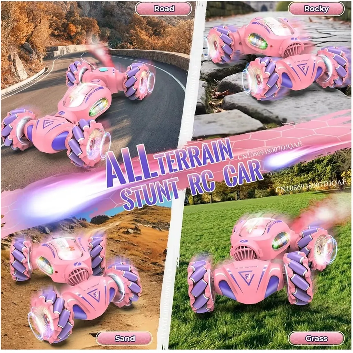 TATEE - Autos a control juguetes Auto Sensor Controlled recargable