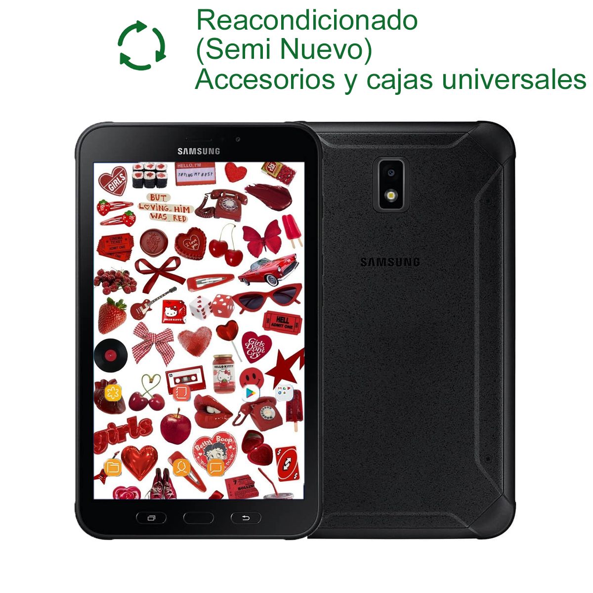SAMSUNG - Samsung Galaxy Tab Active2 WIFI 16GB Reacondicionado SemiNuevo-Nergo