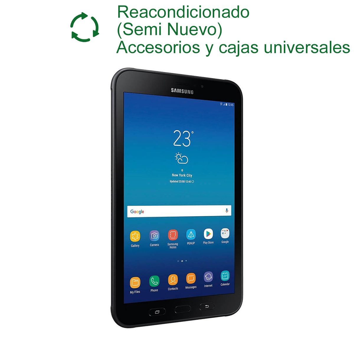 SAMSUNG - Samsung Galaxy Tab Active2 WIFI 16GB Reacondicionado SemiNuevo-Nergo