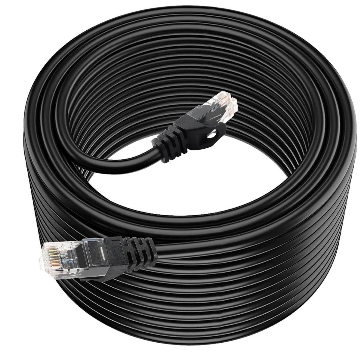 KUANGYE - Cable De Red Cat6 Rj45 De 50 Metros Para Exterior Armado