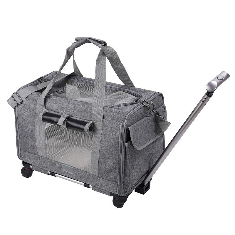 TATEE - Mochila Con Rueda Para Mascotas Transportador 40×48×32cm