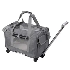 TATEE - Mochila Con Rueda Para Mascotas Transportador 40×48×32cm