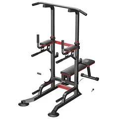 TATEE - Home Gym Multifuncional Barra Dominadas negro