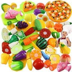 TATEE - Frutas Y Verduras Juguetes educativo Cocina 30 Piezas