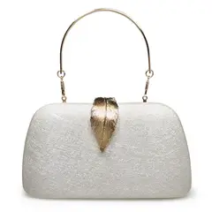 TIOZONEY - Cartera de fiesta Blanco