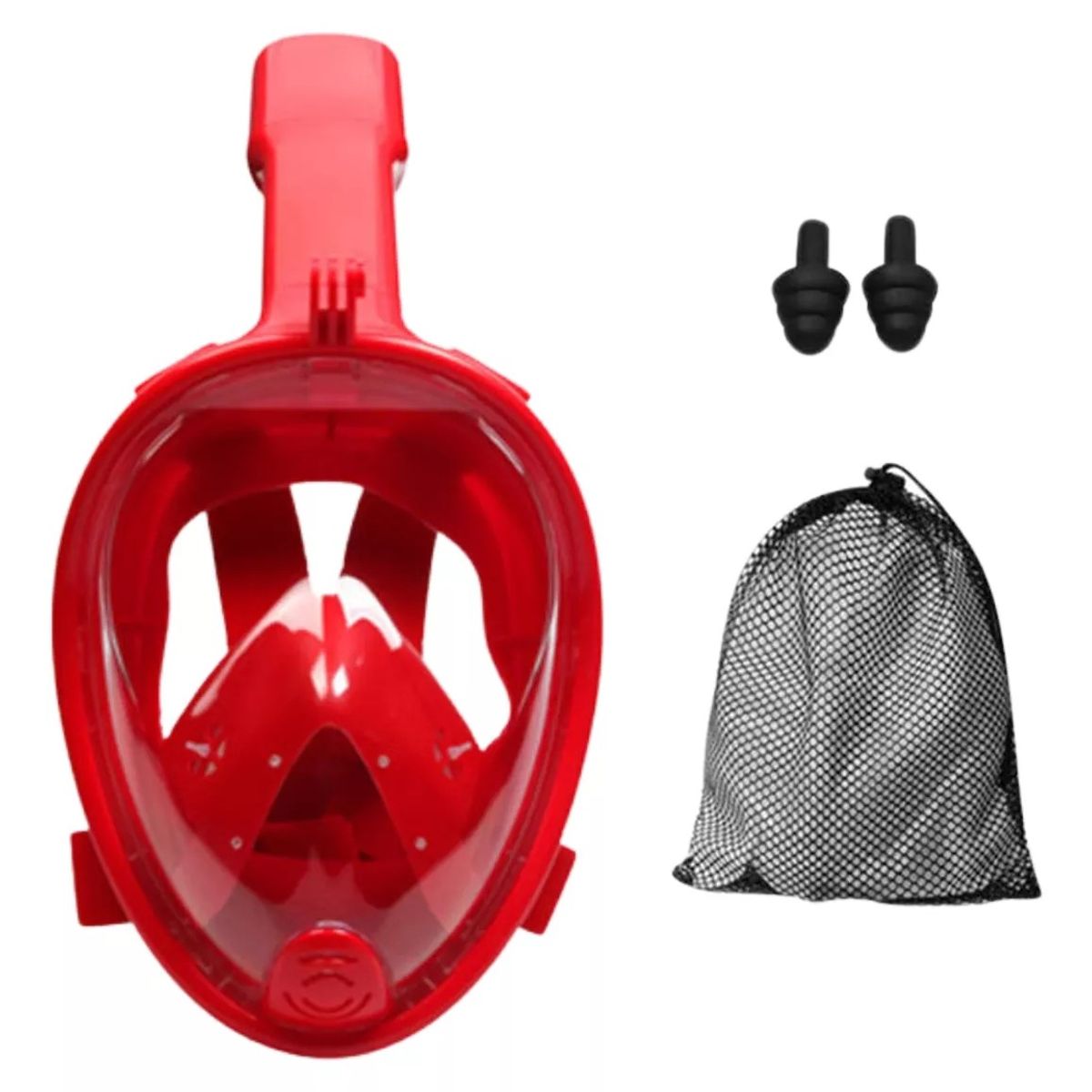 ANENG - Máscara Snorkel Fullface Buceo Antiniebla Soporte Gopro S M