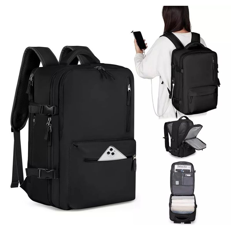 KUANGYE - Mochila De Viaje Avión Multifuncional Gran Capacidad 40 Lts