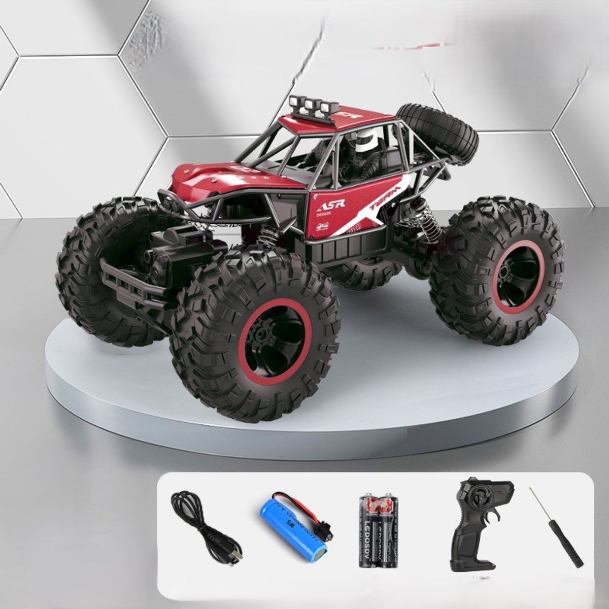 TATEE - Auto a Control Remoto Coche juguetes para niños recargable.-