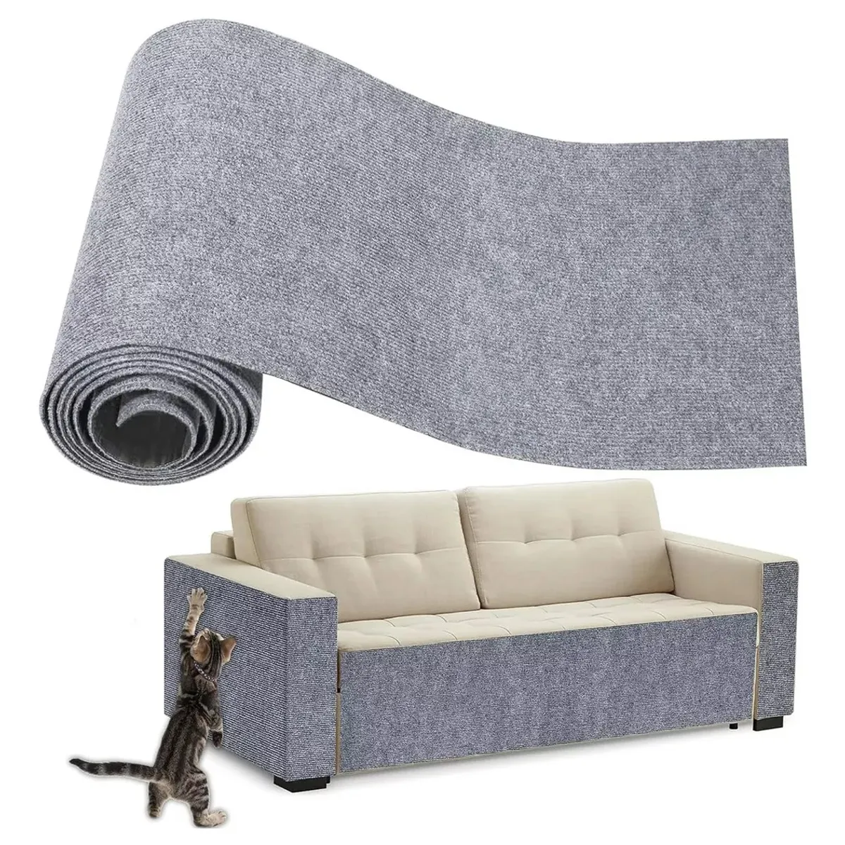 TATEE - Autoadhesivos Rascador De Gatos para Esquina Y Pared30×200cm