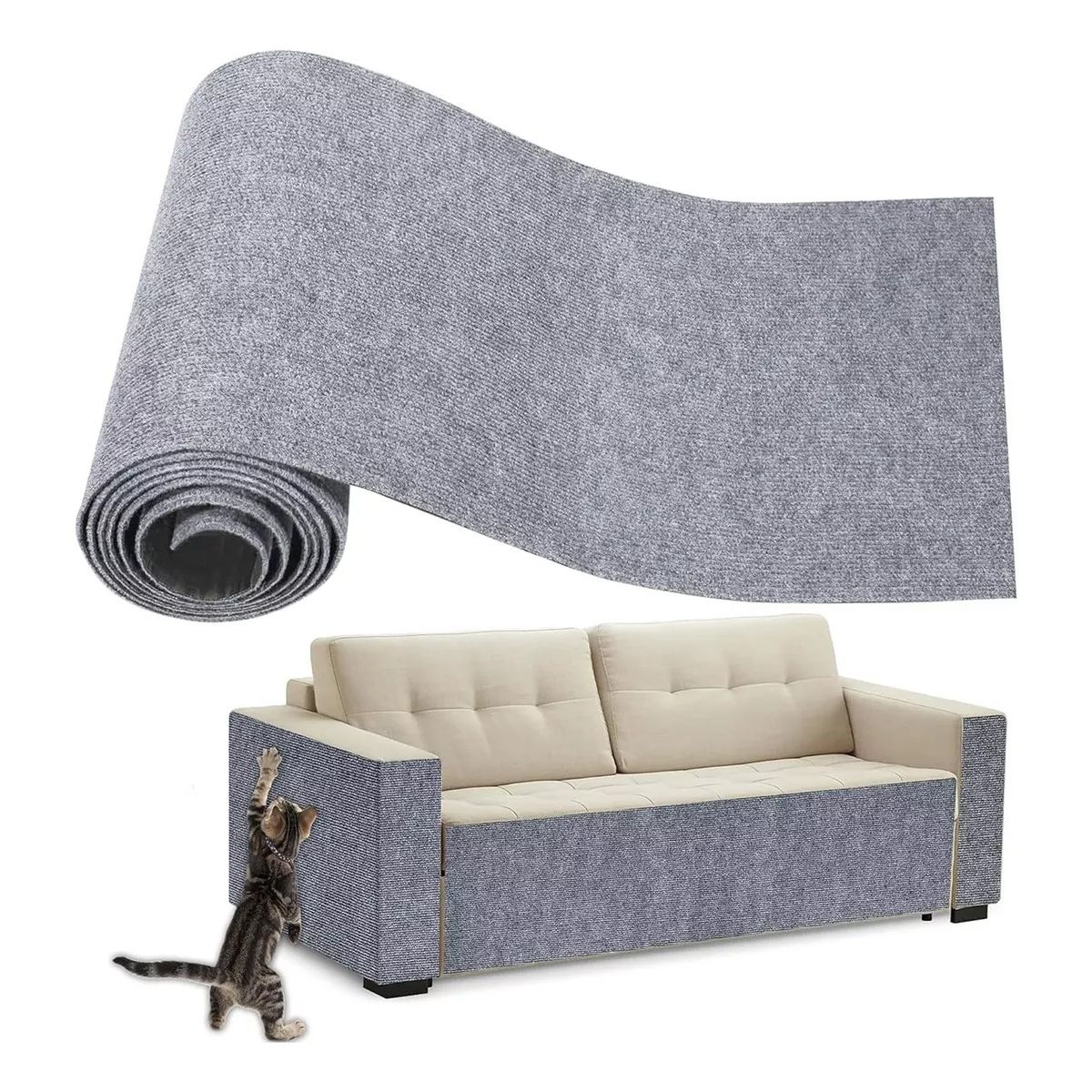 TATEE - Autoadhesivos Rascador De Gatos para Esquina Y Pared30×200cm