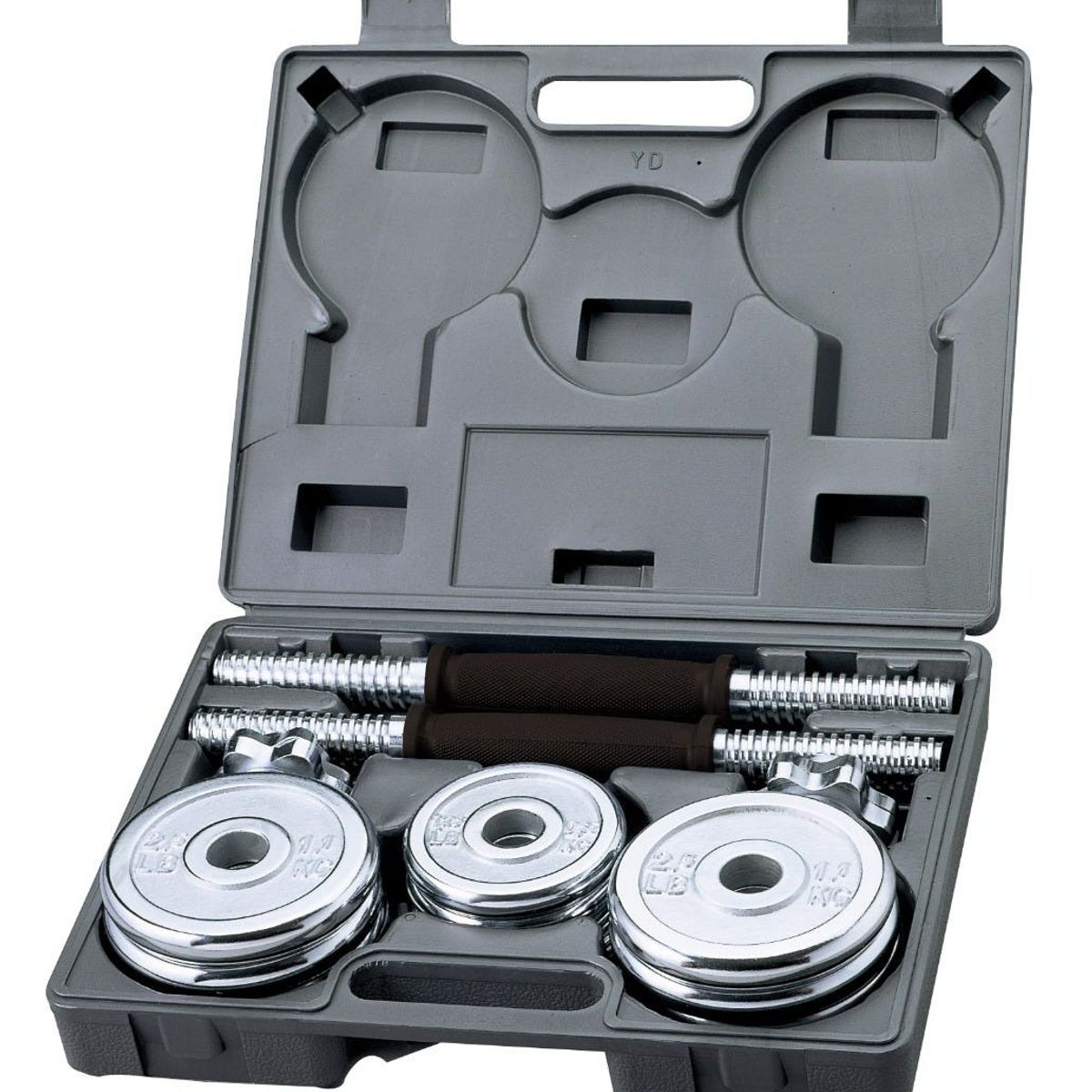 BLU FIT - Set Mancuernas Cromadas Blu Fit 15kg