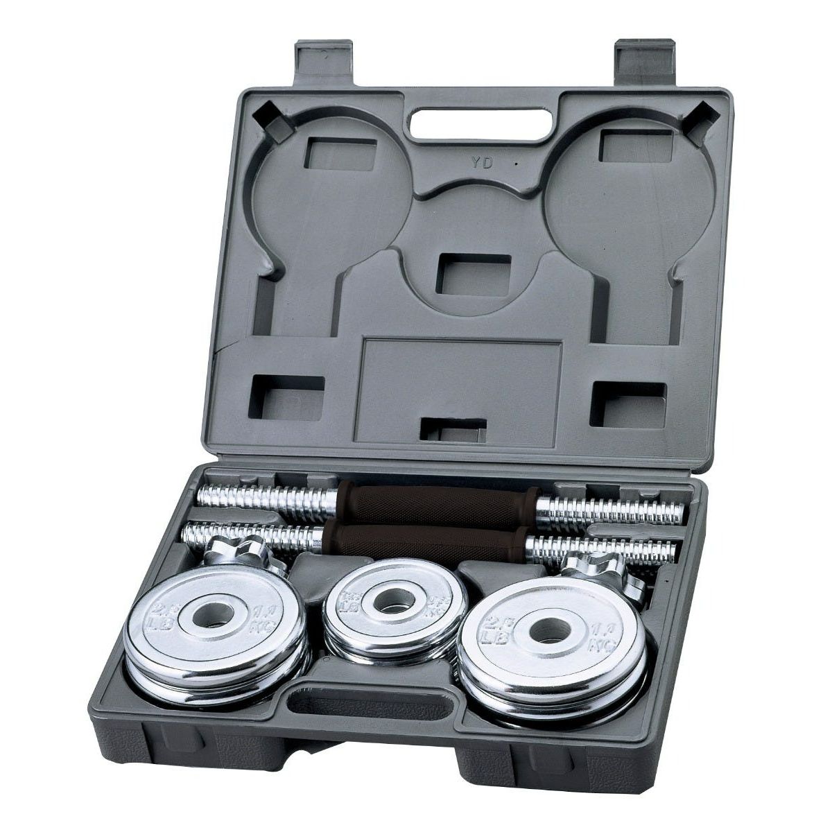 BLU FIT - Set Mancuernas Cromadas Blu Fit 15kg