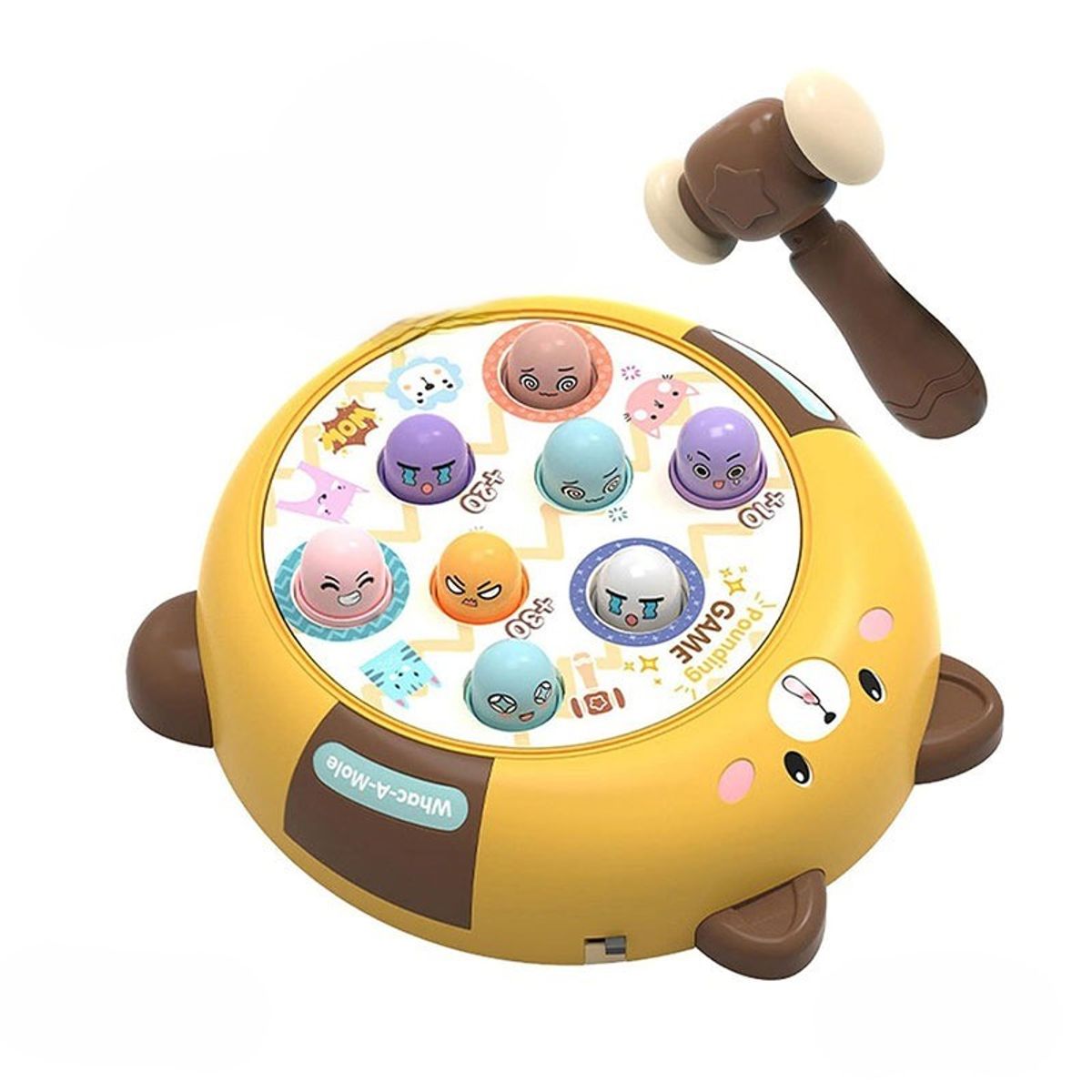 TATEE - juguete para golpear un topo Con luces y música educacional