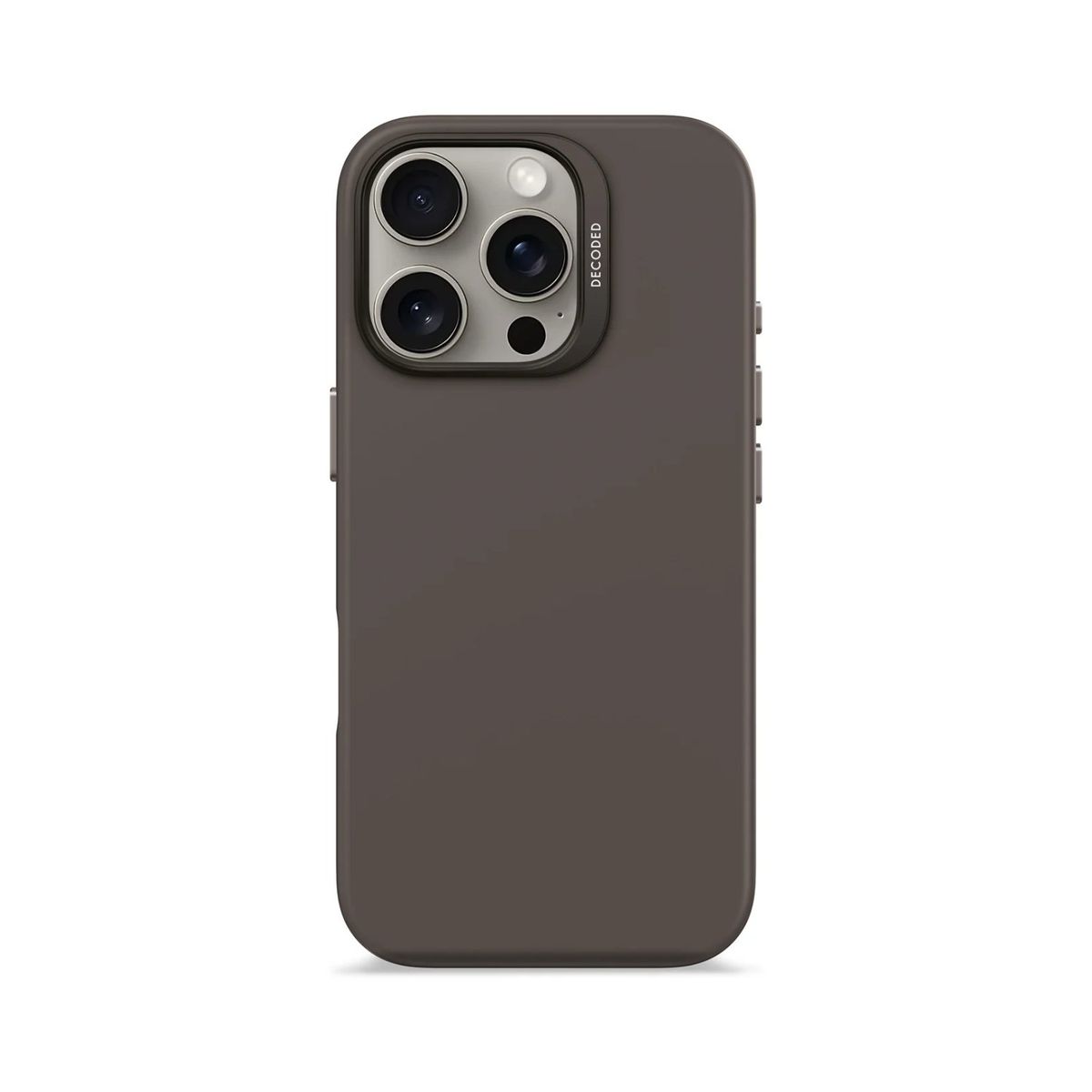 DECODED - Funda silicona antimicrobial Magsafe iPhone 16 Pro Negro