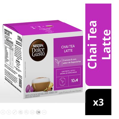Imagen 2 del producto Pack 3 Café Nescafé Dolce Gusto® Chai Tea Latte 10 Cápsulas