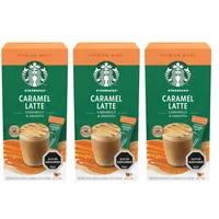 Pack 3 Cajas Café Instantáneo Starbucks® Caramel Latte