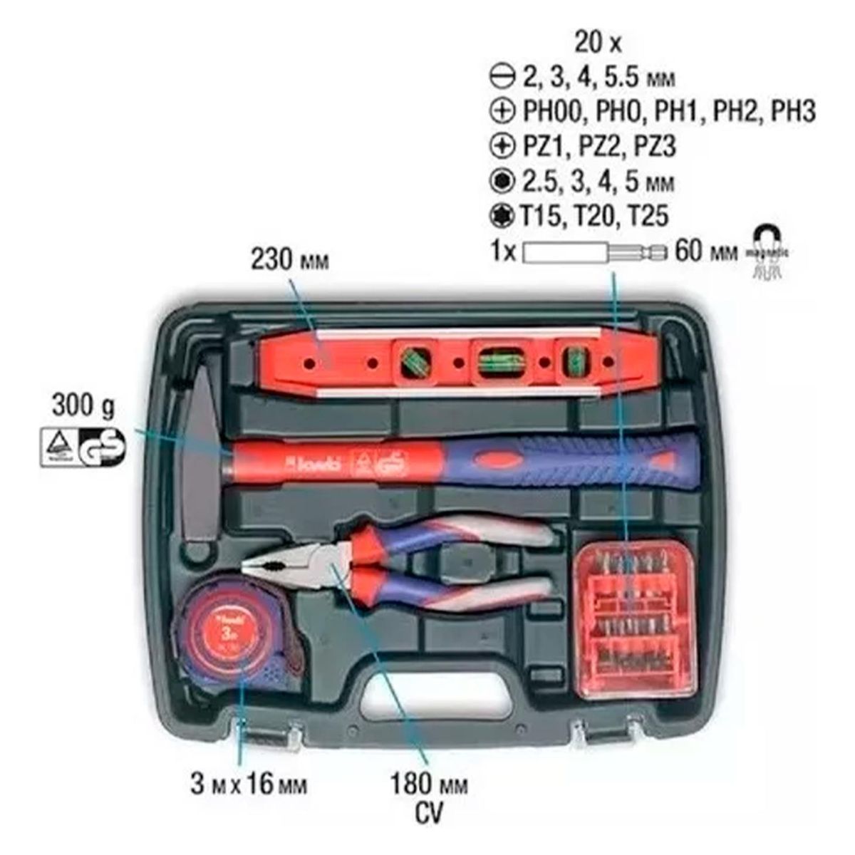 KWB - Maletín De Herramientas 40 Pzs Kwb 370720