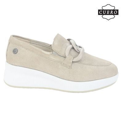 Imagen 2 del producto Mocasin Mujer Beige Casual Ivana-1