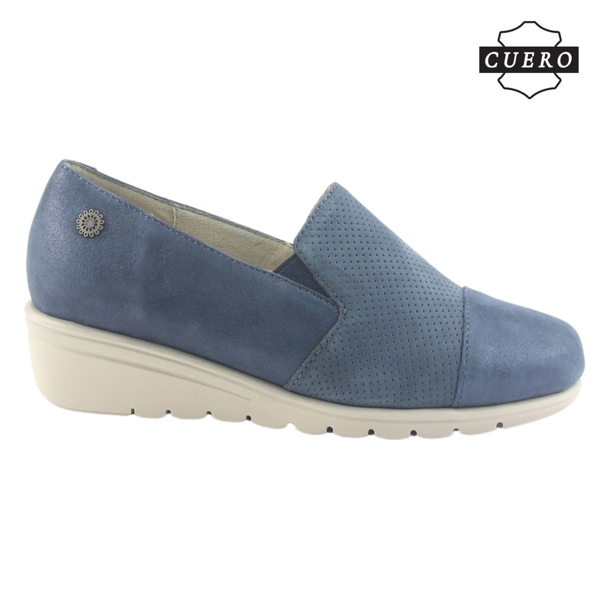 CHALADA - Zapato Mujer Azul Casual Chalada Casia-1