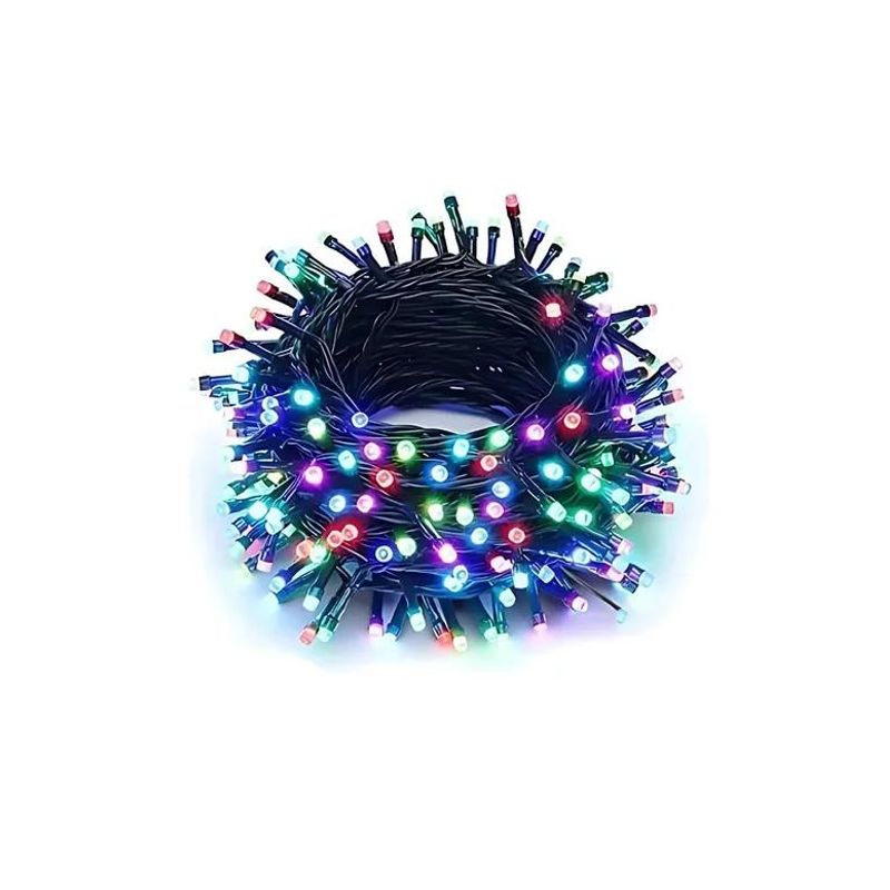 GENERICO - 800 leds luces de navidad guirnalda multicolor 55 metros