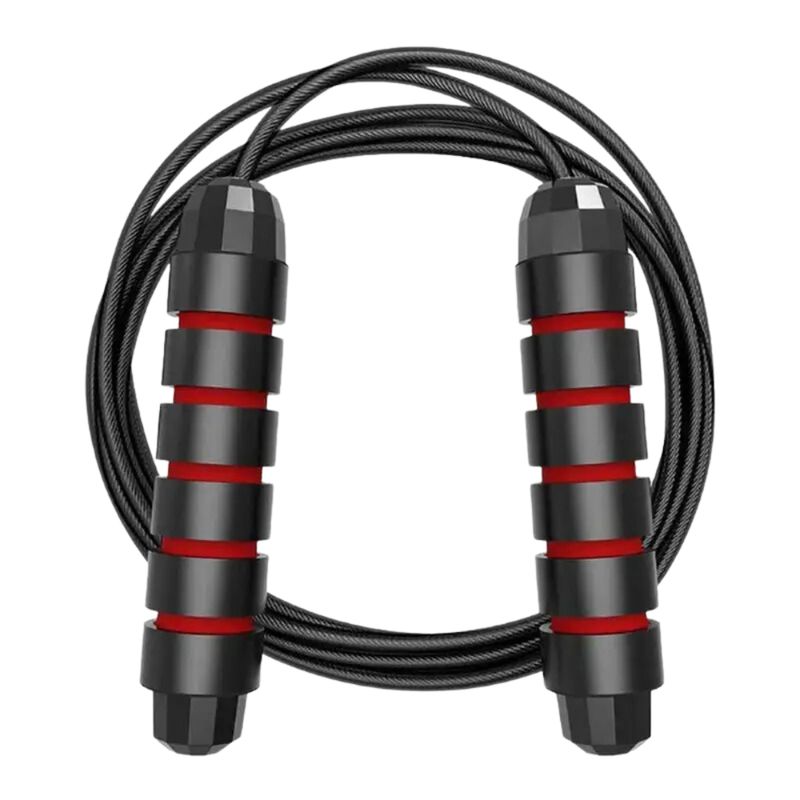 GENERICO - Cuerda Para Salto Negro/Rojo 012