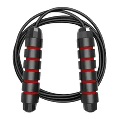 GENERICO - Cuerda Para Salto Negro/Rojo 012