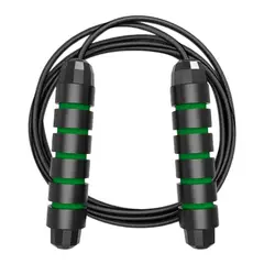 GENERICO - Cuerda Para Salto Negro/Verde 012