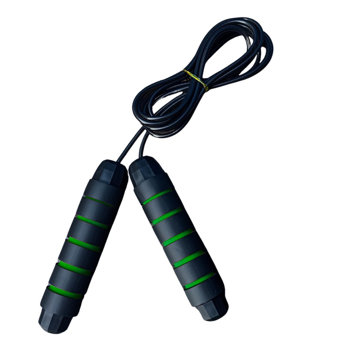 GENERICO - Cuerda Para Salto Negro/Verde 012