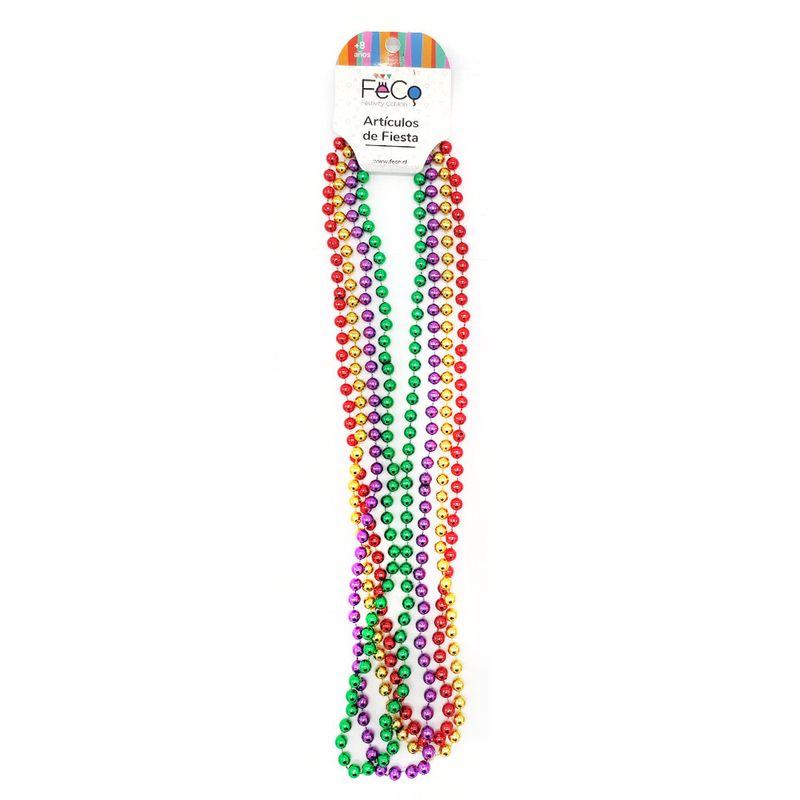 GENERICO - COLLAR BEADS 8MM 4PCS X1UNI
