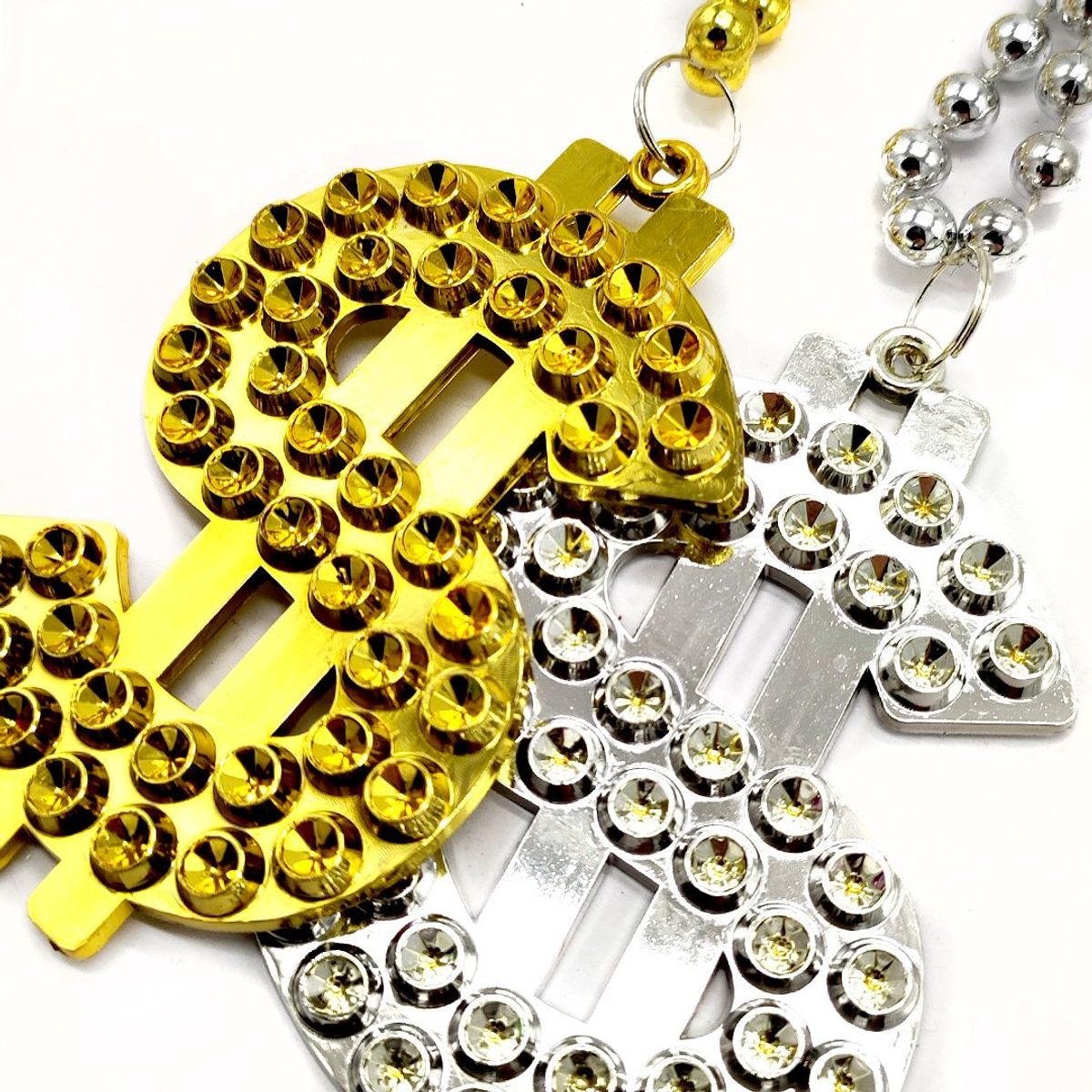 GENERICO - COLLAR BEADS BLING 2PCS X1UNI