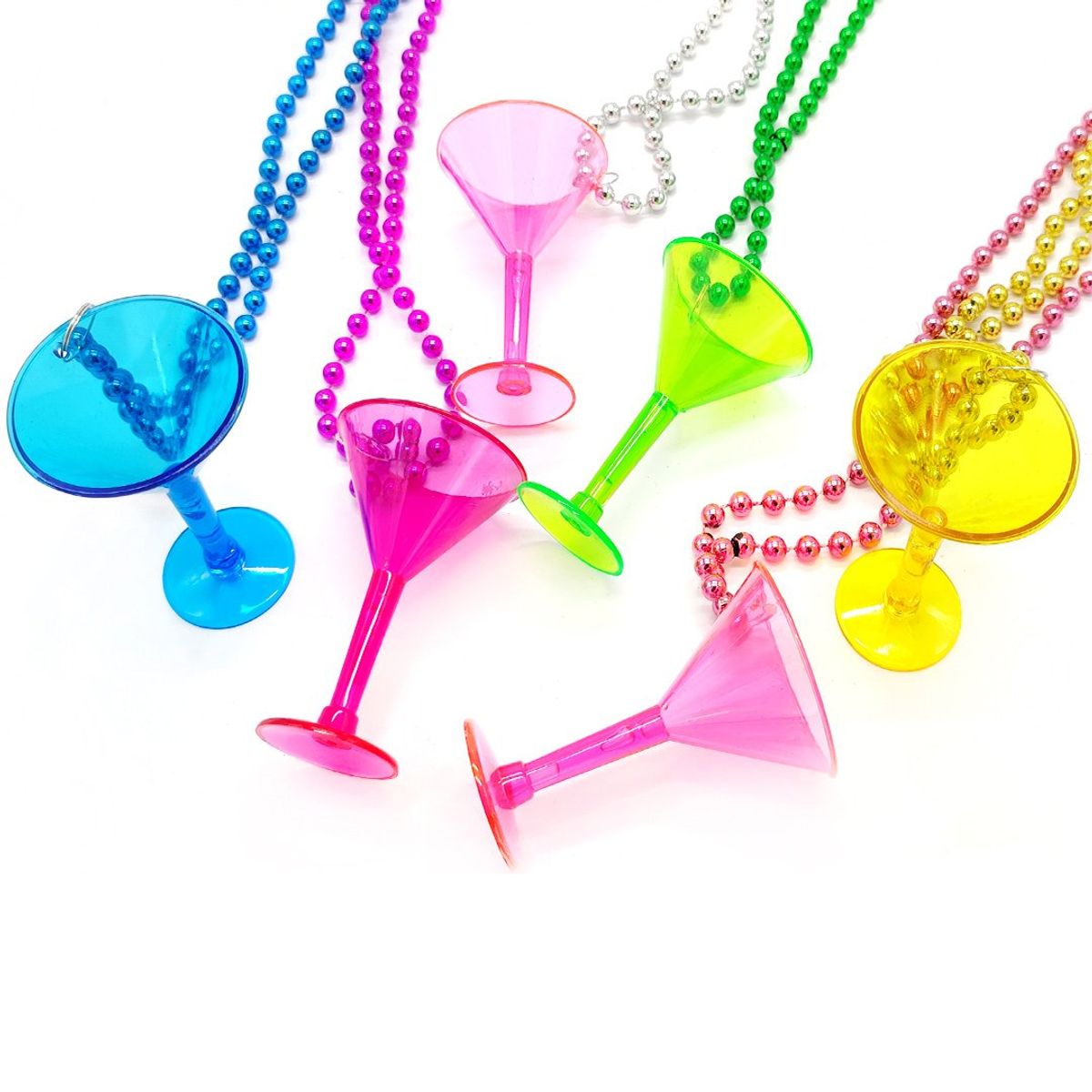 GENERICO - COLLAR BEADS COCKTAIL 2PCS X1UNI