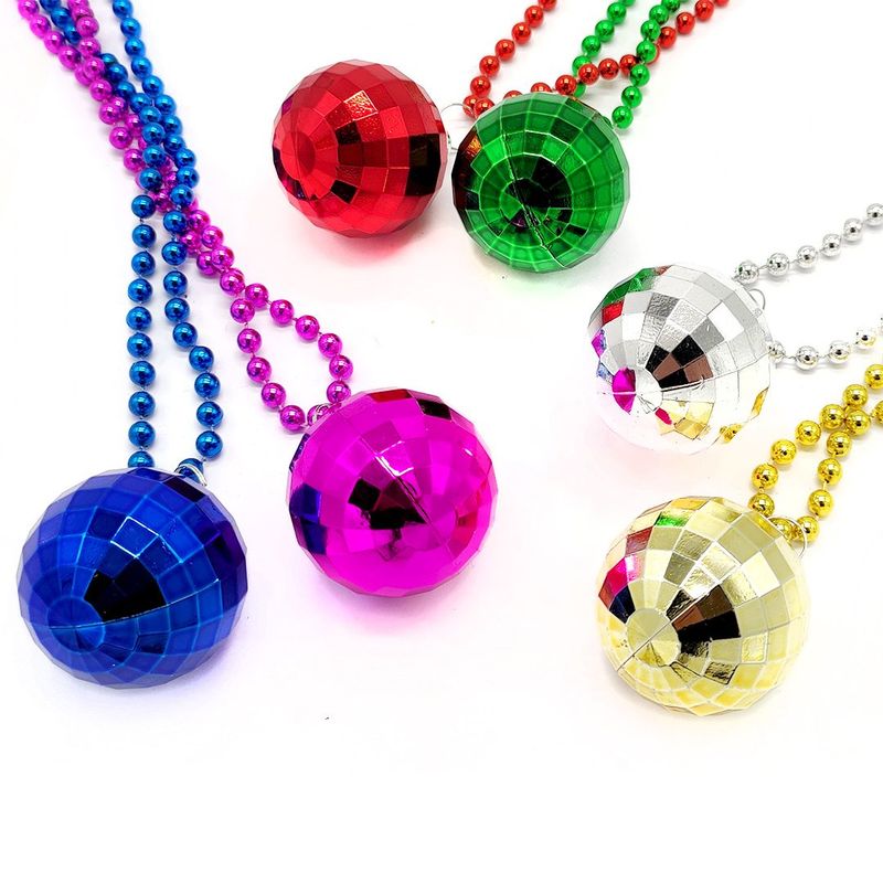 GENERICO - COLLAR BEADS DISCO 2PCS X1UNI