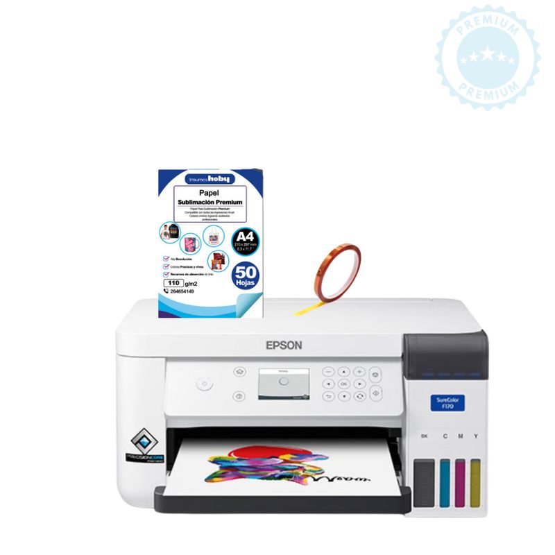 EPSON - Impresora Epson Sublimación Surecolor Tinta F170 Wifi