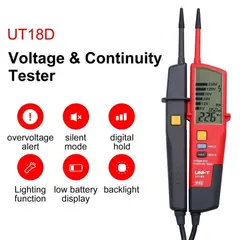 UNI T - Voltímetro Digital Probador Voltaje Y Continuidad