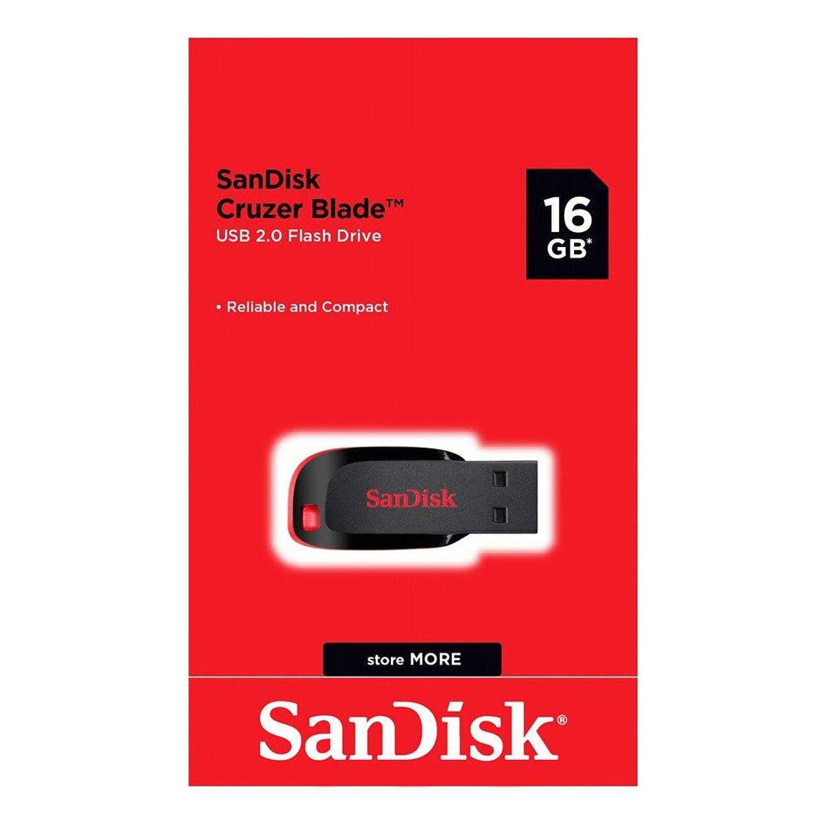 SANDISK - Pendrive Sandisk Cruzer Blade Z50 16gb