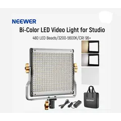 NEEWER - FOCO LED BICOLOR NL480 CON FUENTE DE PODER INCLUIDA